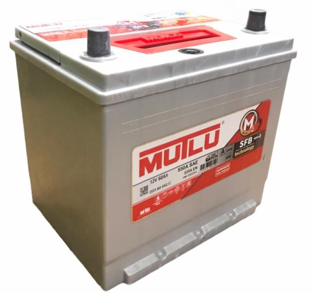 MUTLU 12V 60 AH AKÜ SFB 550 A (EN) (232*173*200/225) (YÜKSEK DÜZ)
