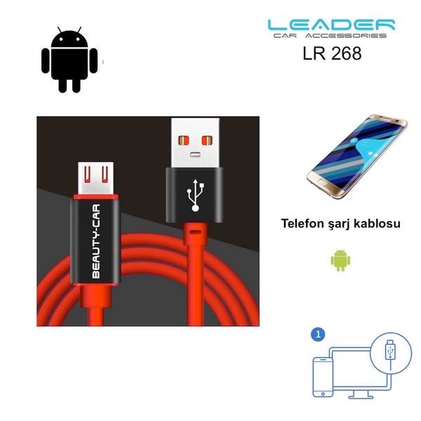 TELEFON ŞARJ KABLOSU (USB) (1.5 MT) ANDROID