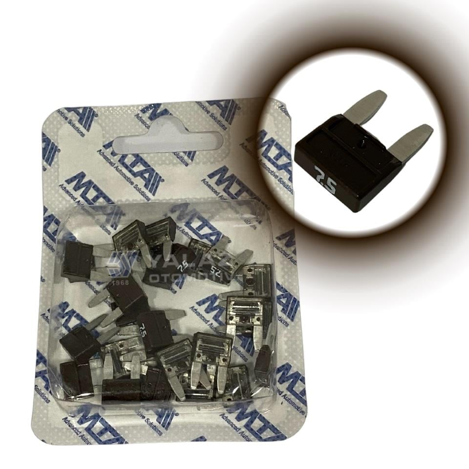 MTA MİNİ BIÇAK SİGORTA 7.5 A (25 ADET) (11*16 MM)
