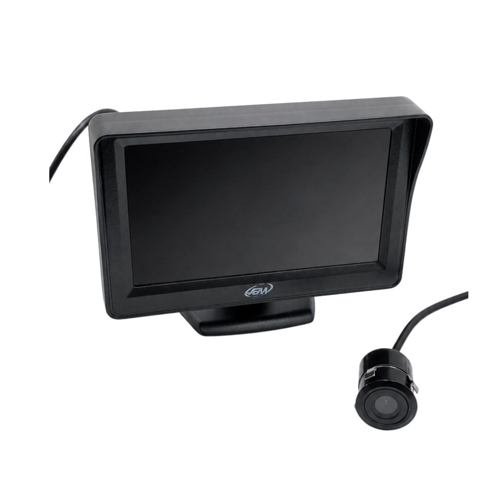 12V ARAÇ İÇİ LCD EKRAN (4.3 '') + (GECE GÖRÜŞLÜ KAMERA 18 MM)