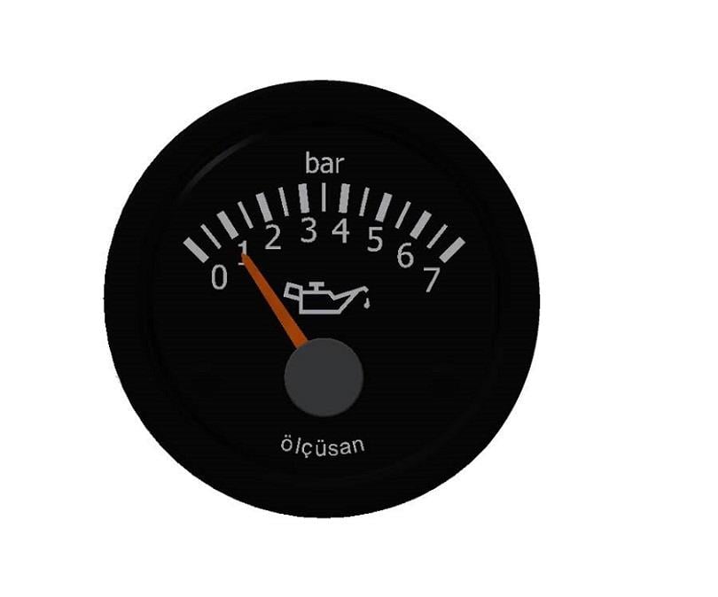 ÖLÇÜSAN 24V YAĞ SAATİ 7 BAR 52 MM