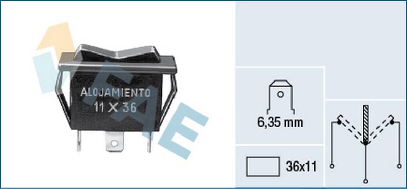 FAE KALORİFER ANAHTARI DAR TİP (3 FİŞ)