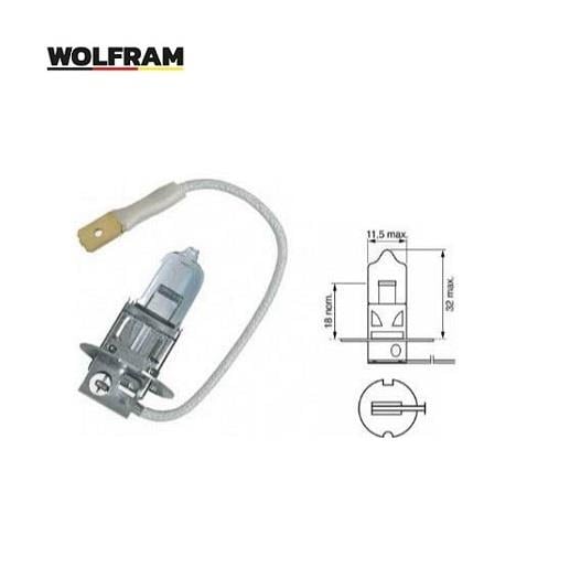 WOLFRAM 12V H3 AMPUL 55W STANDART GERMANY