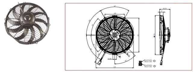 KORMAS 24V FAN MOTORU EMİCİ AKSİYEL 12 