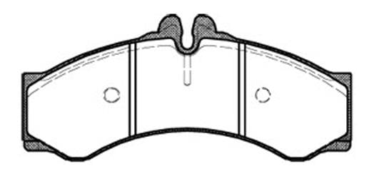 ÖN ARKA FREN BALATASI MERCEDES SPRINTER VW LT35/LT46
