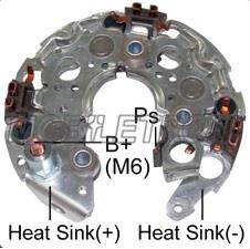 DİYOT TABLASI  DENSO TİPİ 6 DİYOT (M6 DİK CIVATA) (117 MM) HONDA