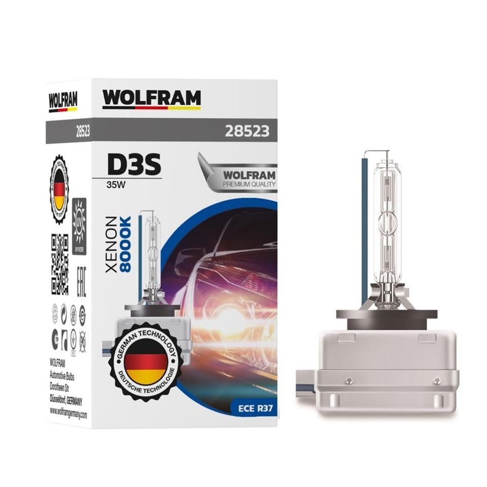 WOLFRAM 12V-85V XENON AMPUL D3S 35W 8000K GERMANY