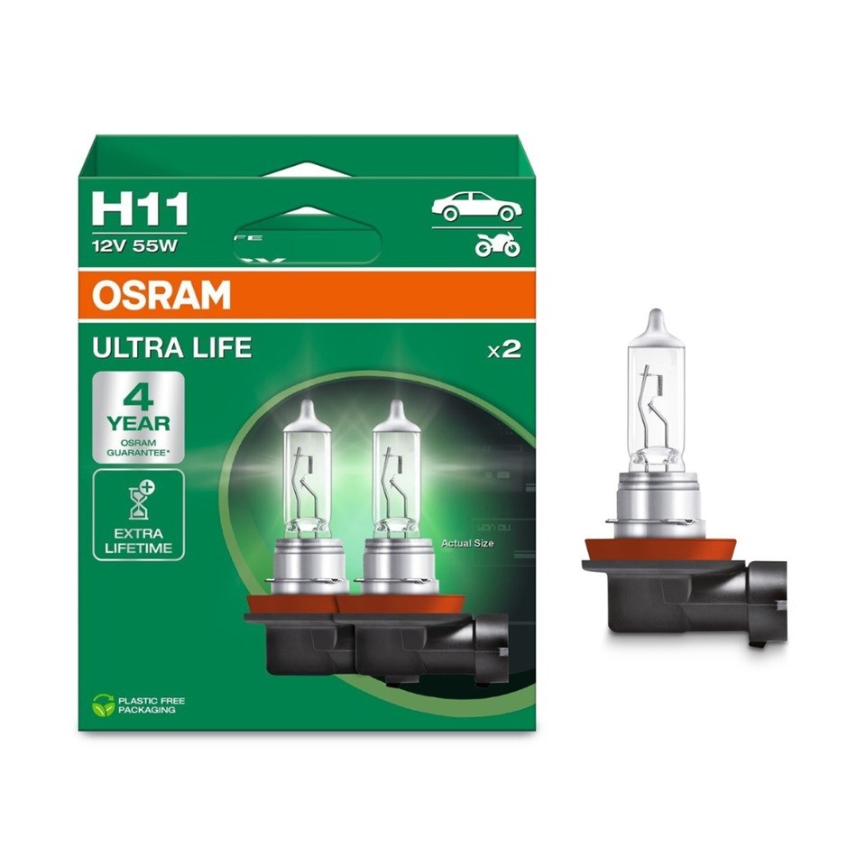 OSRAM 12V H11/H8/HB9/H16 XENON LED FAR AMPUL SETİ +%300 FAZLA IŞIK 6000K