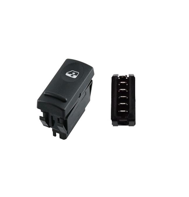 CAM ANAHTARI (6 FİŞ) RENAULT R19 (SAĞ KAPI)