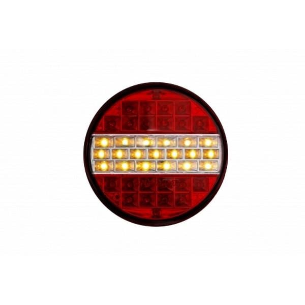 24V STOP LAMBASI YUVARLAK KABLOLU (LEDLİ) (4 FONKSİYONLU) (140*60 MM)