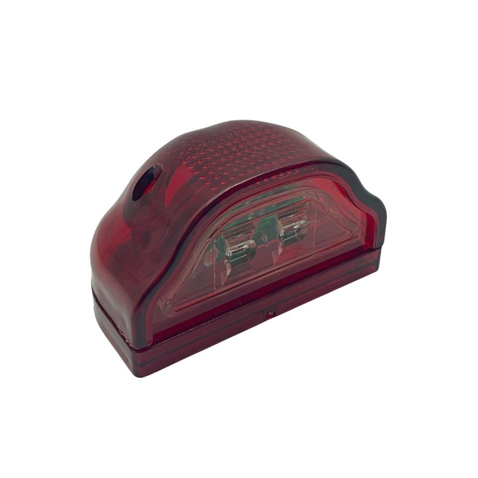 12V PLAKA-POZİSYON LAMBASI 2 LEDLİ (KIRMIZI) (101*60 MM)