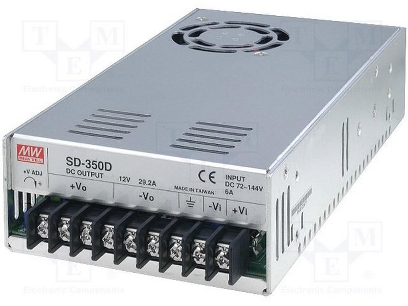72V-144V DC GİRİŞ/12V DC ÇIKIŞ KONVERTÖR (VOLTAJ DÜŞÜRÜCÜ) (TRAFO) 29.2 A 350W (KUTULU)