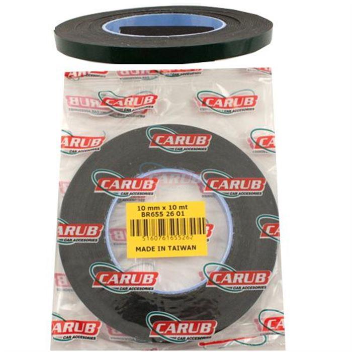 ÇİFT TARAFLI BANT 10 MM X 10 MT (YEŞİL-SİYAH)