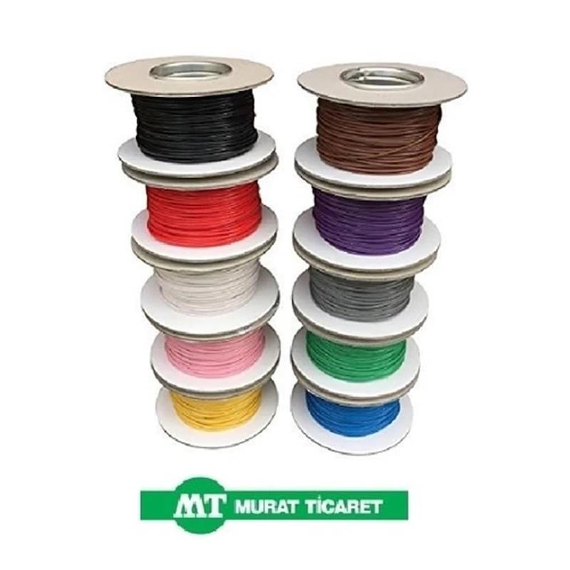 MURAT 2.5 MM TESİSAT KABLOSU (KALAYLI) (PEMBE) (1 MT)