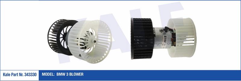 KALE 12V KALORİFER MOTORU (ÇİFT MİLLİ-PERVANELİ) BMW 3 SERİSİ 1990-1999