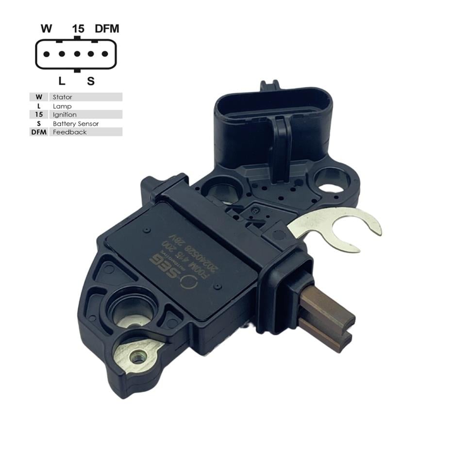 SEG 24V KÖMÜRLÜ KONJEKTÖR BOSCH TİPİ (5 FİŞ SOKETLİ) (W-L-IG-S-DFM) MERCEDES ACTROS/AROCS/ATEGO/AXOR