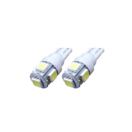 12V DİPSİZ AMPUL T10 (4+1 LEDLİ) BEYAZ (2 AD)