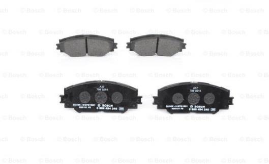 BOSCH ÖN FREN BALATASI TOYOTA AURIS/COROLLA/RAV4/VERSO/YARIS