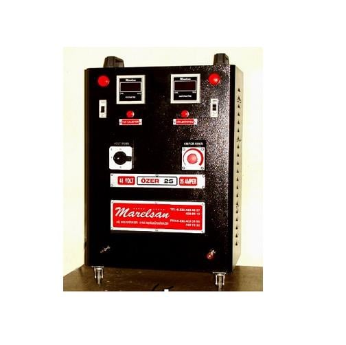 12V-48V ŞARJ REDRESÖRÜ 25 A (AKÜ ŞARJ CİHAZI) (DİJİTAL) (VOLT-AMPER GÖSTERGELİ) (AMPER AYARLI)