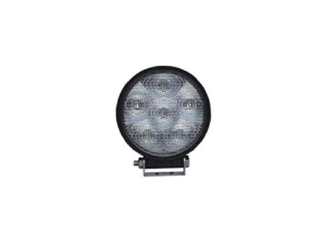 10V-30V ÇALIŞMA LAMBASI (6 X 3W POWER LEDLİ) YUVARLAK (116 MM)