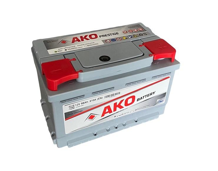 AKO 12V 66 AH AKÜ 610A (EN) (278*175*175) (ALÇAK)