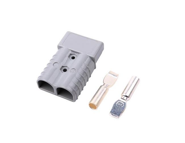 600V ELEKTRİKLİ FORKLİFT AKÜ SOKETİ 175A 35 MM (GRİ) (ÇAP:55 BOY:80 MM)
