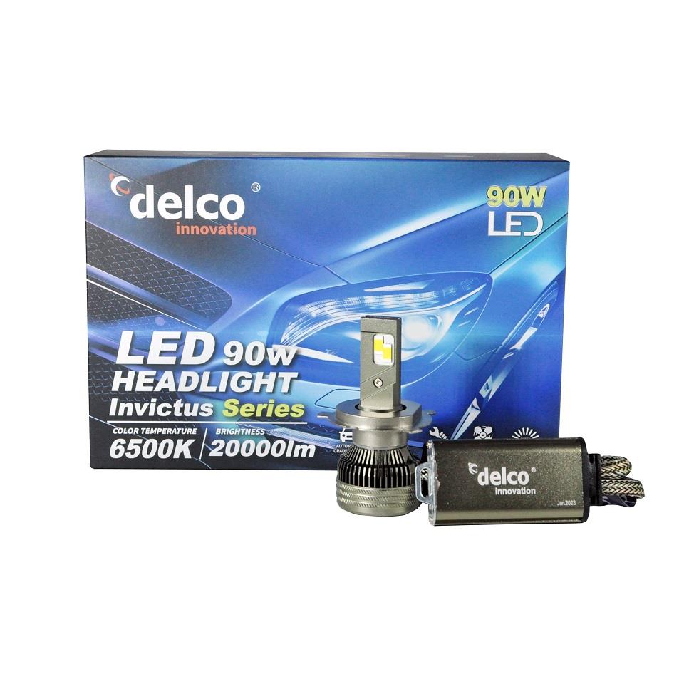 DELCO 9V-36V H4 CSP LED XENON FAR AMPUL SETİ 6500K 20000 LÜMEN 90W CANBUS