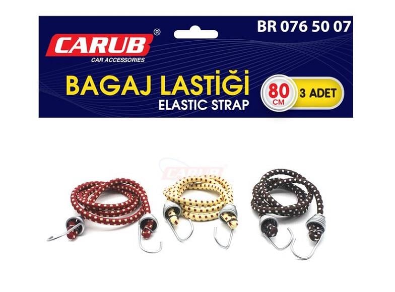 BAGAJ LASTİĞİ (AHTAPOTU) 3'LÜ 80 CM