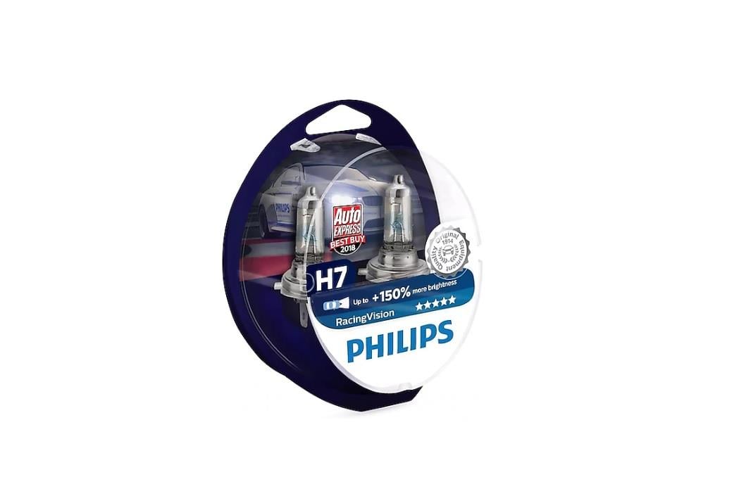 PHILIPS 12V H7 AMPUL 55W RACING VISION +%150 FAZLA IŞIK (2 AD)