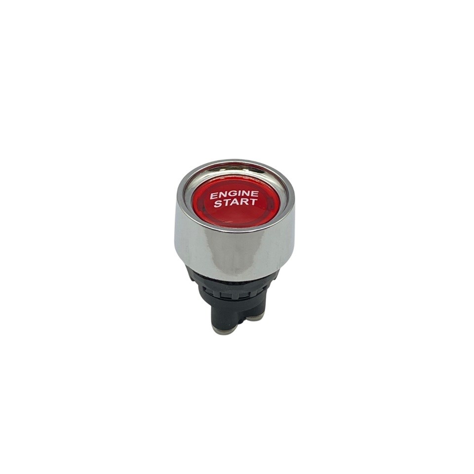 MARŞ BUTONU FİŞLİ (START BUTON) (22 MM) KIRMIZI