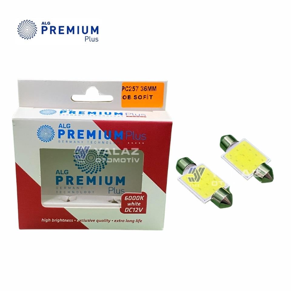 PREMIUM 12V SOFİT AMPUL COB LED BEYAZ (36 MM) (2 AD)
