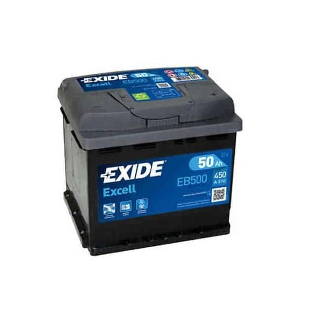 EXIDE 12V 50 AH AKÜ EXCELL 450 A (EN) (207*175*190)