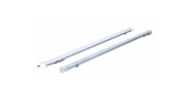 24V FLORESAN TAVAN LAMBASI 66 LEDLİ ANAHTARLI BEYAZ (ŞEFFAF CAM) (94 CM)