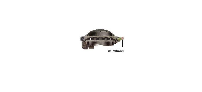 DİYOT TABLASI TARAK 100 MM 8 DİYOT (İKAZ DİYOTSUZ) FORD-IVECO-RENAULT-VOLVO