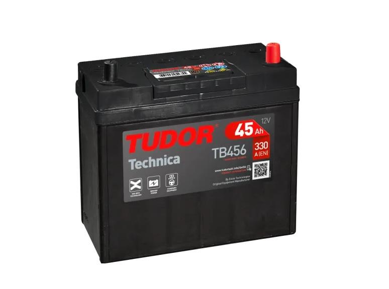 TUDOR 12V 45 AH AKÜ TECHNICA 330 A (EN) (237*127*227) (DAR İNCE KUTUP DÜZ)