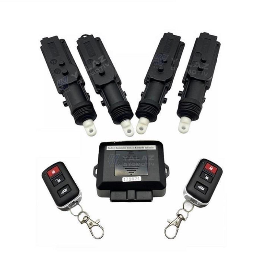 12V MERKEZİ KAPI KİLİT SETİ (KUMANDALI)
