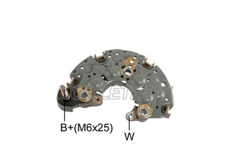 DİYOT TABLASI  NIPPON DENSO TİPİ (M6 DİK CIVATA) (113 MM)