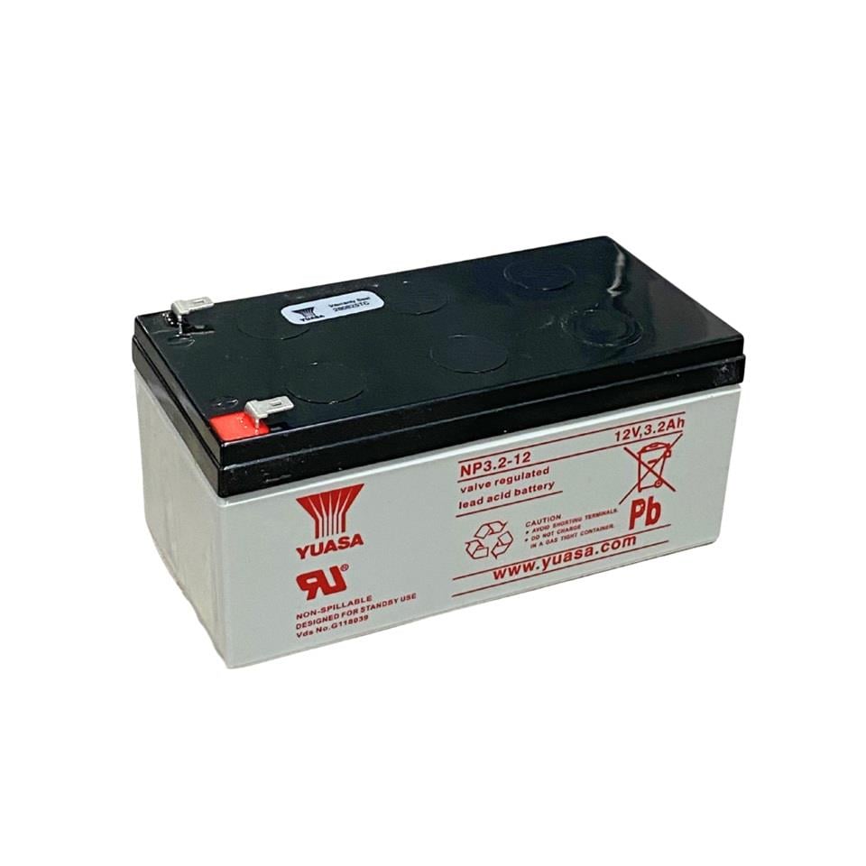 YUASA 12V 3.2 AH AKÜ KURU TİP (134*67*64) (1,17 KG)