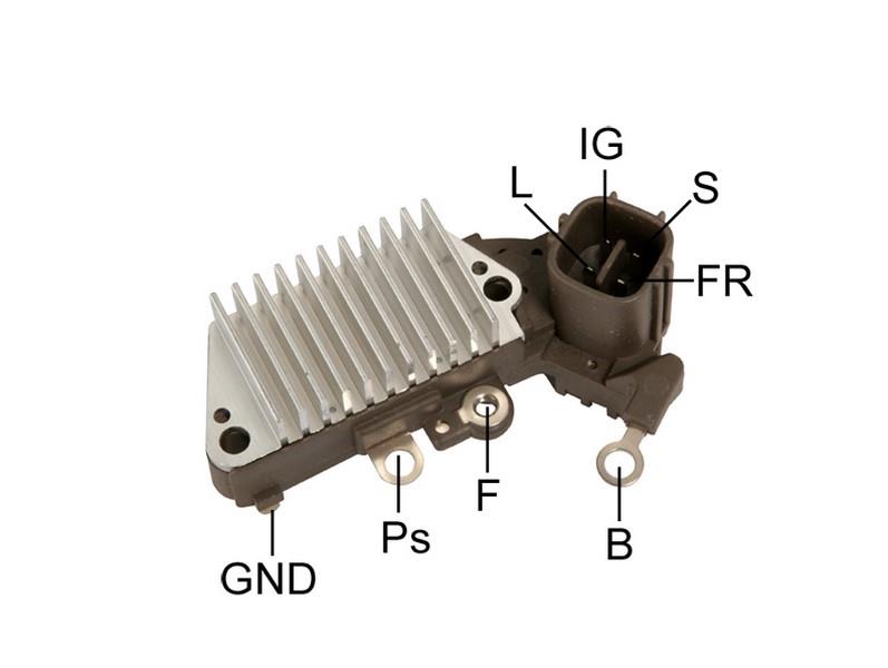 12V KÖMÜRLÜ KONJEKTÖR NIPPON DENSO TİPİ (4 FİŞ DİK SOKETLİ) (L-IG-S-FR) HONDA-TOYOTA