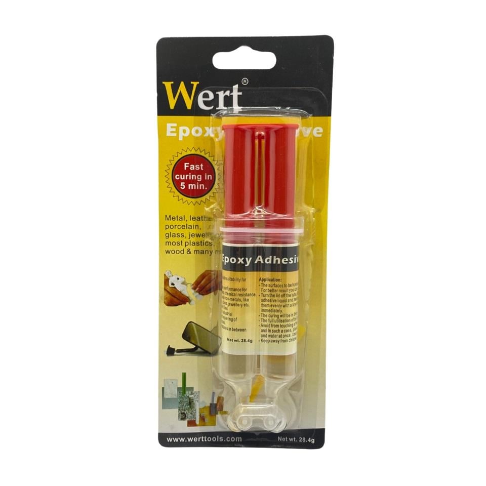 WERT EPOKSİ HIZLI YAPIŞTIRICI İKİLİ ŞIRINGA (28.4 GR)