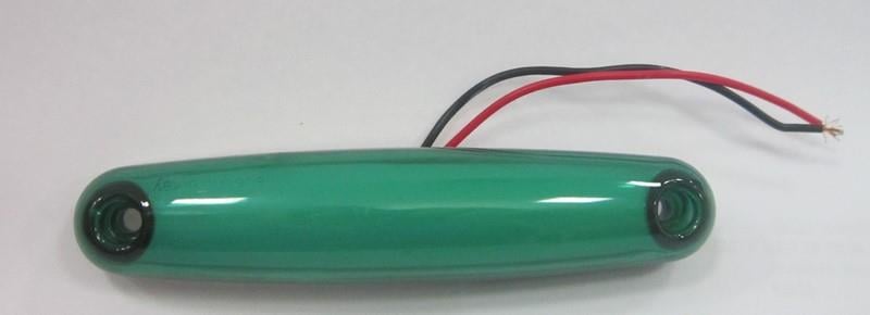 12V PARMAK LAMBA NEON LEDLİ KABLOLU YEŞİL (118*23 MM)