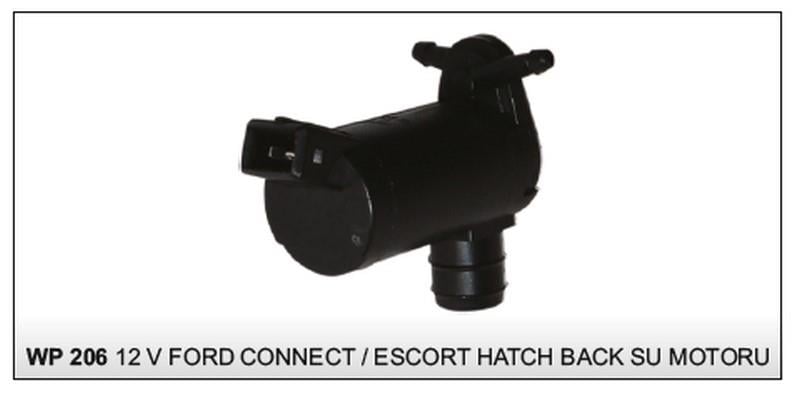 12V SU FISKİYE MOTORU ÇİFT ÇIKIŞ (SOKETLİ) FORD CONNECT/ESCORT/FIESTA/FOCUS/FUSION/MONDEO/TRANSIT