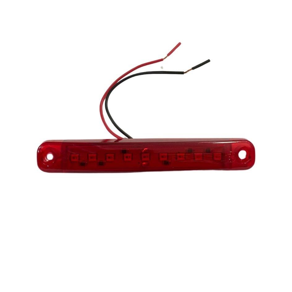 12V-24V PARMAK LAMBA 9-LEDLİ KIRMIZI (99*14 MM)