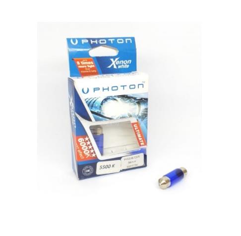 PHOTON 12V SOFİT AMPUL 5W BEYAZ IŞIK 36 MM (2 AD)