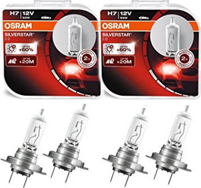 OSRAM 12V H7 AMPUL 55W +%60 FAZLA IŞIK EXTRA LIFETIME (2 AD)