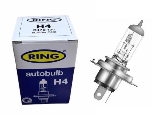 RING 12V H4 AMPUL 60/55W 43T STANDART