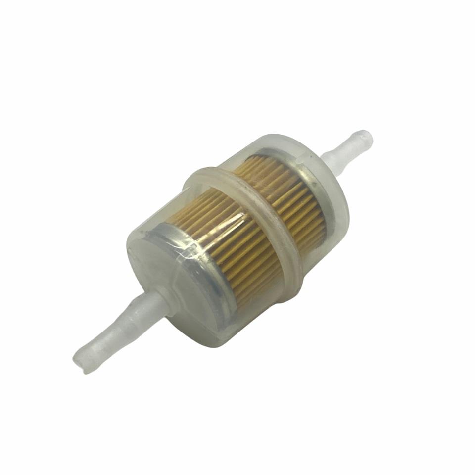 BENZİN FİLTRESİ UNIVERSAL ŞEFFAF (BÜYÜK TİP) (124*49 MM)