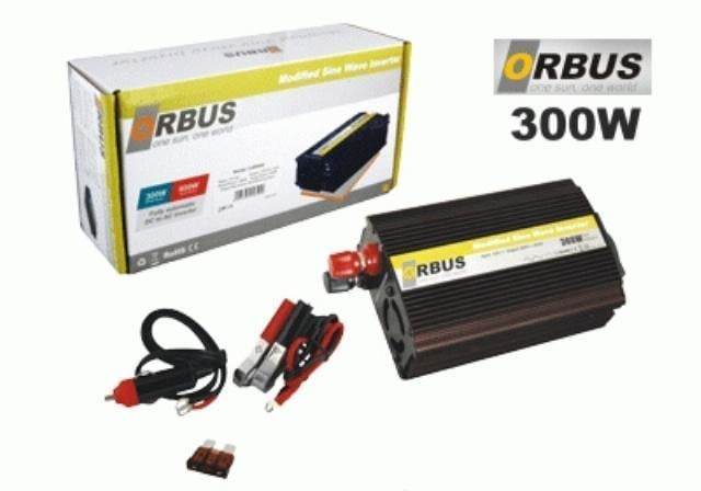 ORBUS 12V DC > 230V AC İNVERTER 300W (MODİFİYE) (ÇAKMAK FİŞLİ-MAŞALI)