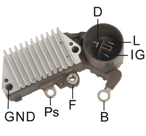 12V ALTERNATÖR KONJEKTÖR (3 FİŞ YUVARLAK SOKET) (D-IG-L) SUZUKI SAMURAI/SWIFT TAIWAN