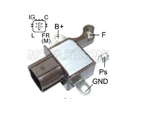 12V ALTERNATÖR KONJEKTÖR DENSO TİPİ (4 FİŞ DÜZ SOKET) (IG-C-L-FR) HONDA